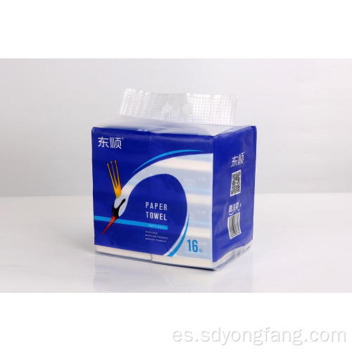 Elegante papel facial de tejido suave con cisne azul